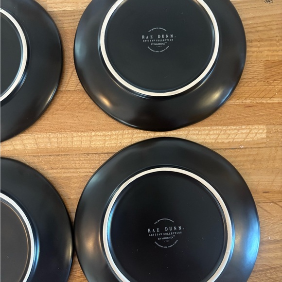 Rae Dunn Black 'YUM' Dinnerware Set - Picture 3 of 7